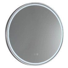 Sphere 81cm Aluminium LED Mirror with Demister